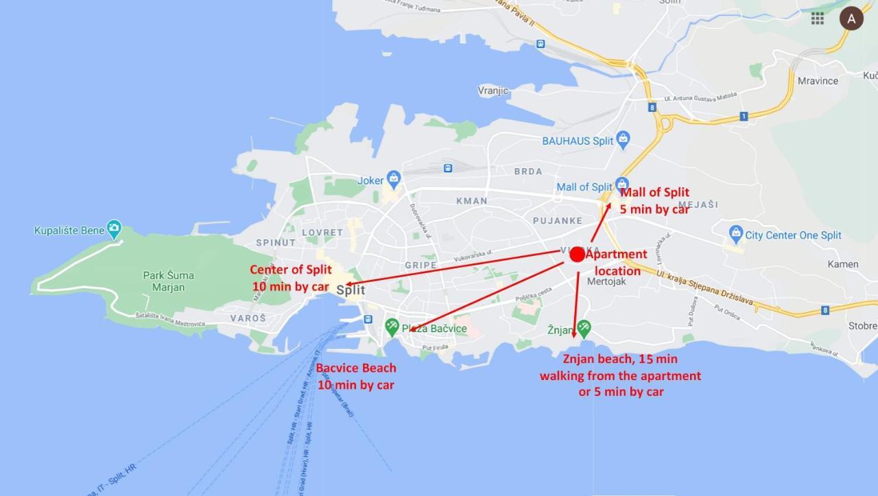 Apartment Alduk Split Kültér fotó